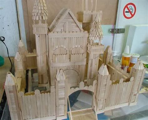 Popsicle Stick Castle Plans