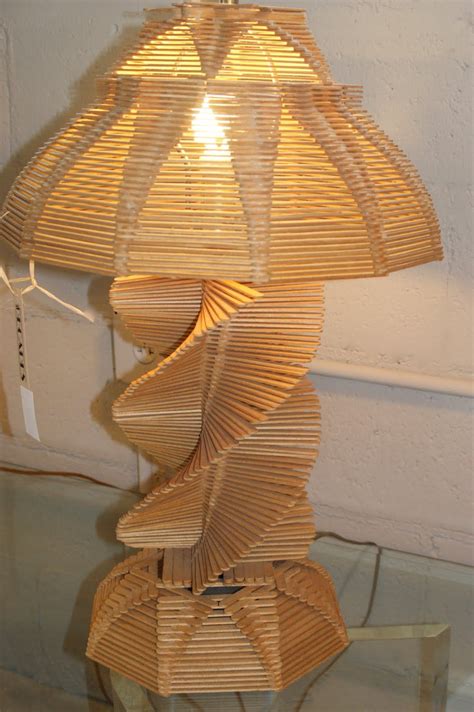 Popsicle Stick Lamps Instructions