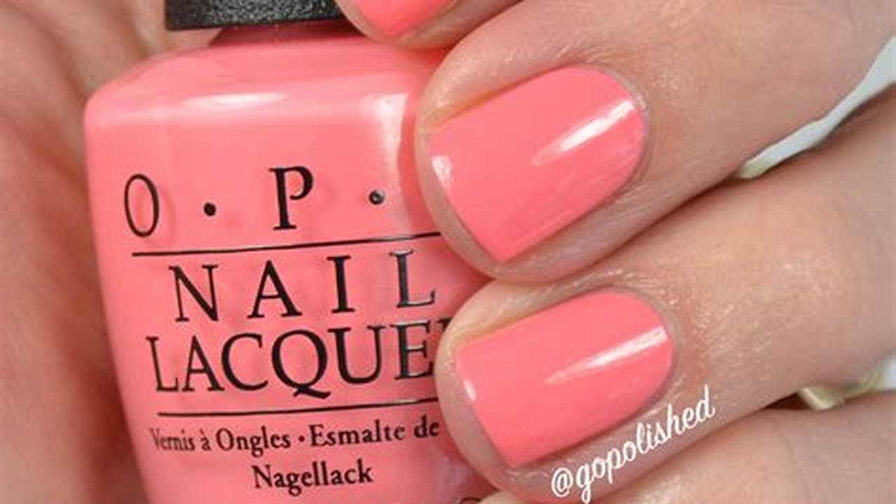 Popular Nail Polish Colors For Spring 2024