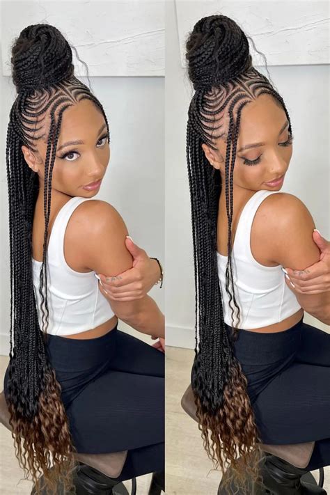 Popular Braids With Weave Styles