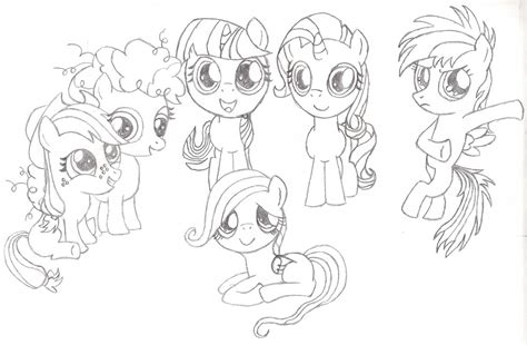 Popular Characters in Mlp Coloring Pages