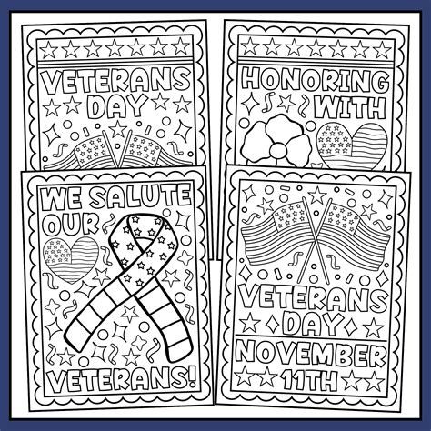 Popular Design Themes for Veterans Day Coloring Sheets