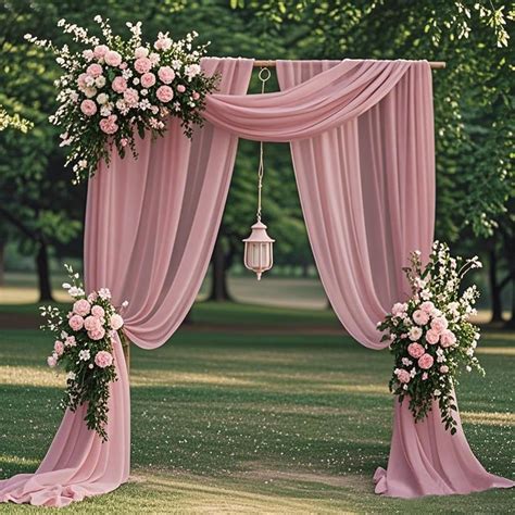 Popular Fabrics for Wedding Draping