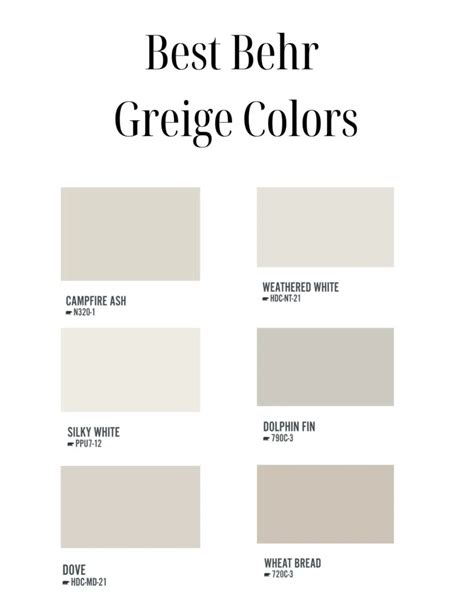 Popular Greige Paint Colors Behr