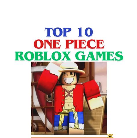 Popular One Piece Roblox Games You Should Try
