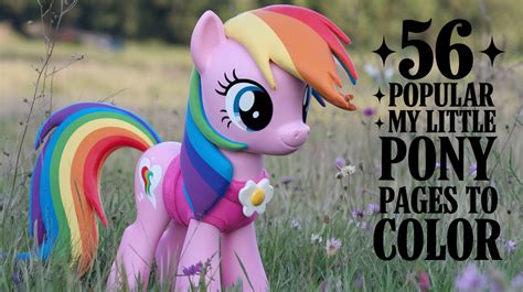 Popular Pony Characters to Color