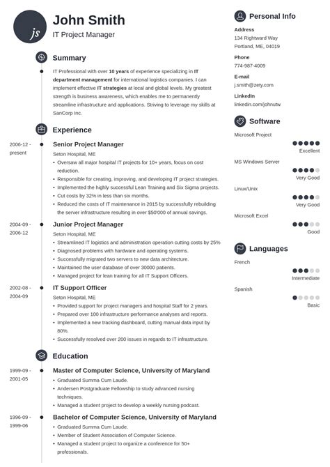 25 Elegant Most Popular Resume Templates BEST RESUME EXAMPLES