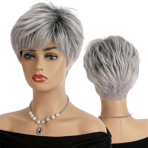 Popular Short Gray Wig Styles