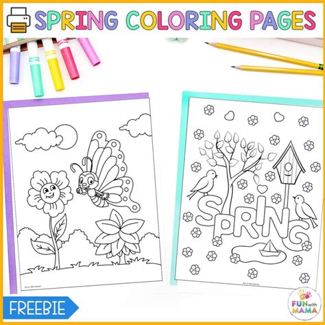 Popular Spring Themes for Your Coloring Fun