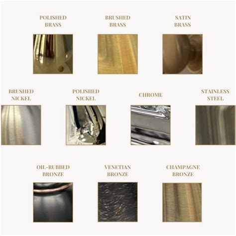 Popular Styles and Finishes