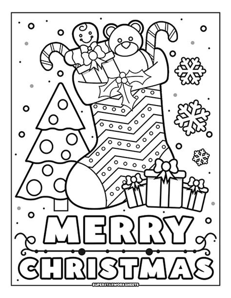 Popular Themes in Printable Christmas Coloring