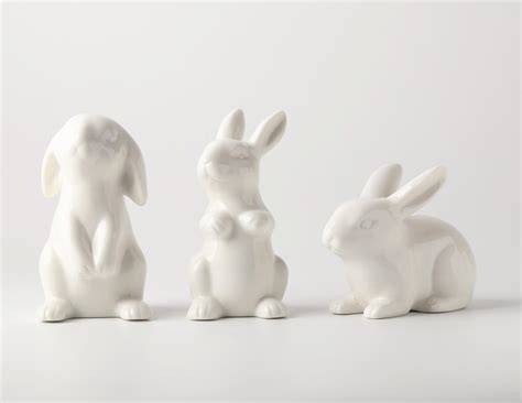 Porcelain Easter Rabbits