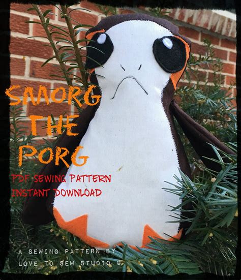 Porg Sewing Pattern
