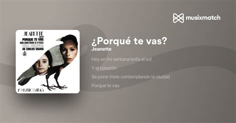 Porque Te Vas Traduction