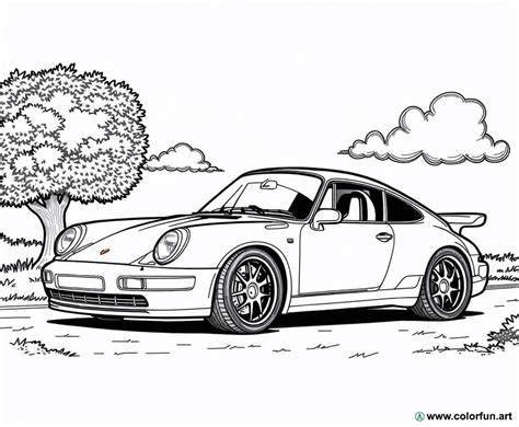 Porsche 911 Coloring Pages