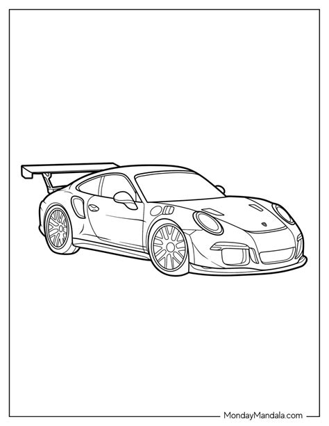 Porsche Coloring Pages