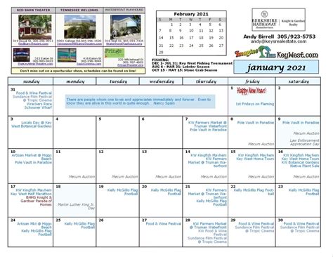 Port Aransas Calendar