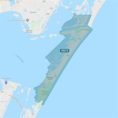Aransas County, TX Zip Code Wall Map Basic Style by MarketMAPS MapSales