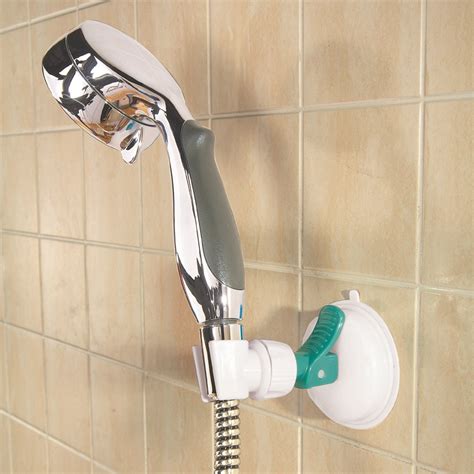 Wall Mounted Bathroom Shower Holder Bracket Handheld ABS Plastic Chrome Showerhead Sprayer Bidet