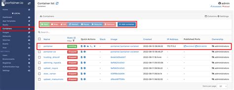 Portainer &amp; Docker