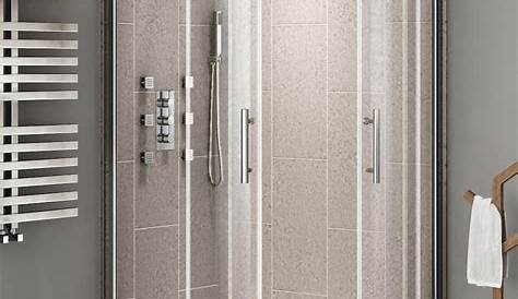 Paroi De Douche Helsinki Quart De Cercle 90 X 90 X 185cm Receveur