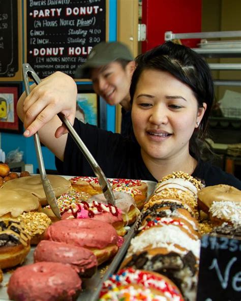 Exterior of a Popular Donut Shop in Portland