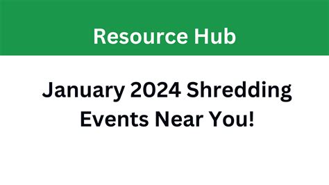 Portland Shredding Events 2024