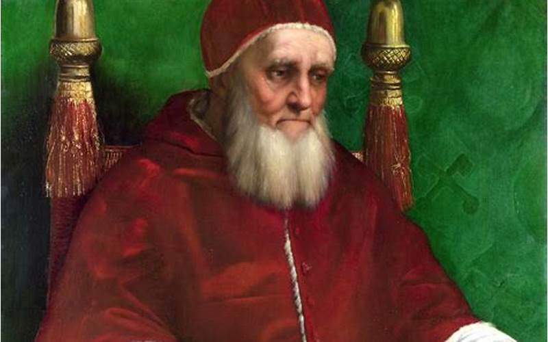 Portrait Of Pope Julius Ii By Raphael