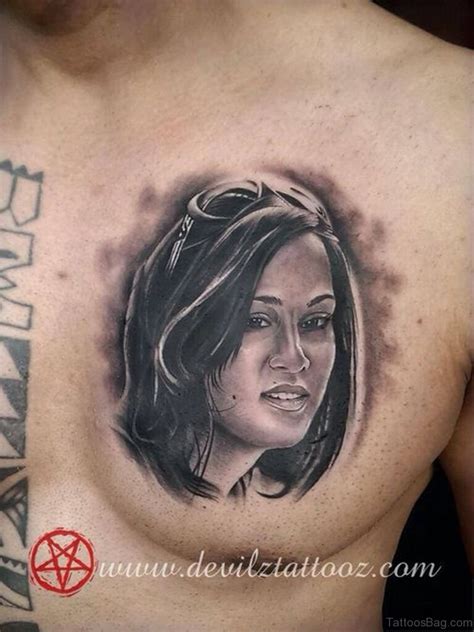 Bold and Beautiful: Chest Portrait Tattoos for Body Art Enthusiasts