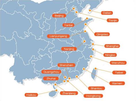 Ports In China Map