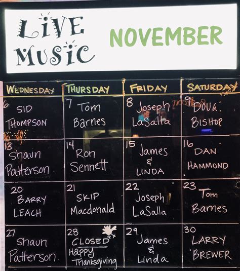Portsmouth Nh Live Music Calendar