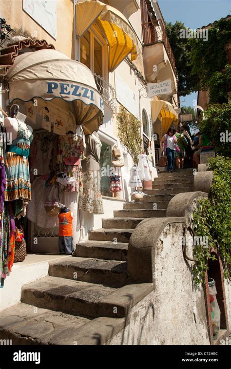 Positano Street Scene