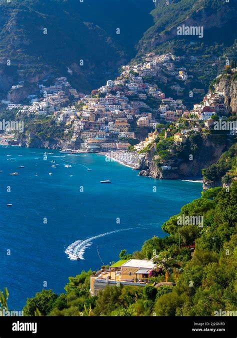 Positano coastline view