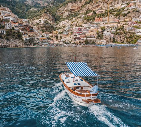Positano from boat