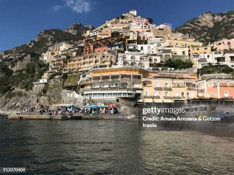 The colorful waterfront of Positano, Italy