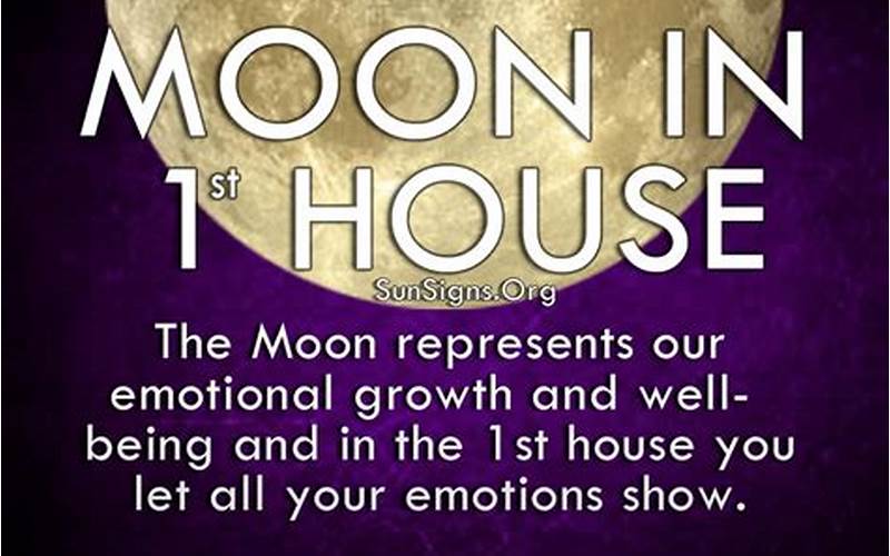 Positive Aspects Of Moon In 1St House Synastry