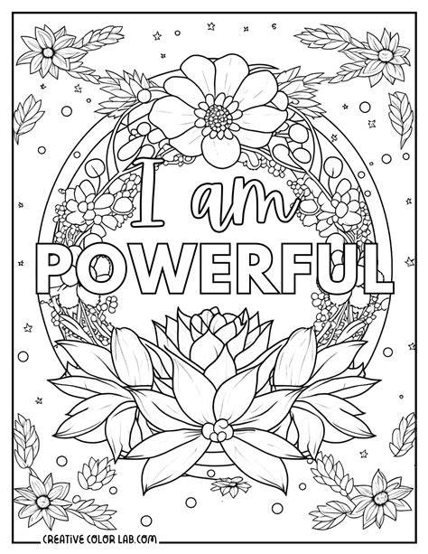 Positive Coloring Pages