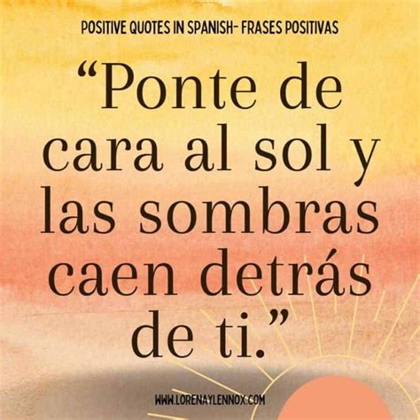 Positive Quotes In Spanish