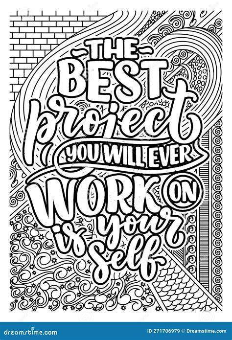 Positive Sayings Coloring Pages