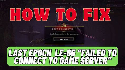Possible Fixes to the LE-65 Error in Last Epoch