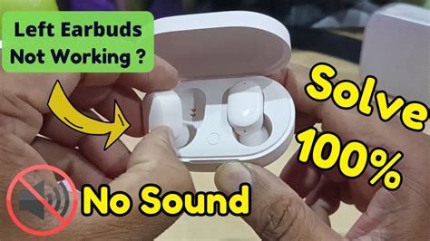 Possible Reasons for Left Earbud No Sound Issue