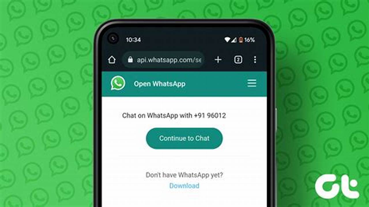 Posso Inviare Messaggi WhatsApp A Un Numero Senza Salvarlo?, IT Messaggi