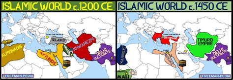 Post Classical Islamic World Map