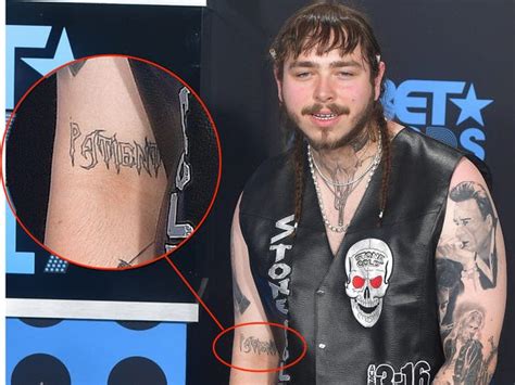 Post Malone Arm Tattoos