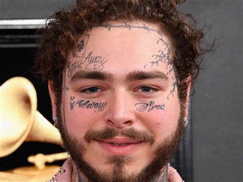 Post Malone Face Tattoos Backwards