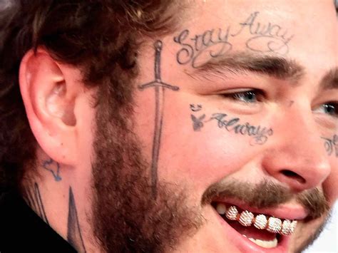 Post Malone Face Tattoos Diy