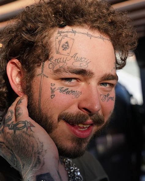 Post Malone Face Tattoos Printable