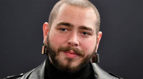 Post Malone Without Face Tattoos