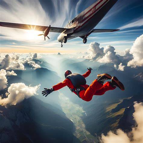 Post skydiving emotions