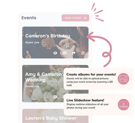 Post-Wedding Functionality: Photo Sharing